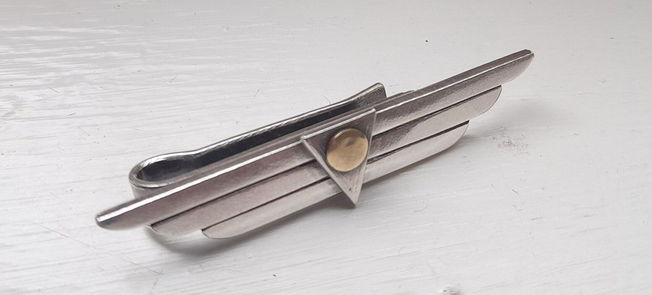 Art deco tie clip